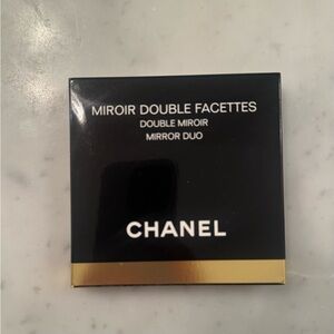 CHANEL Black and Gold Mirror Duo- New in box